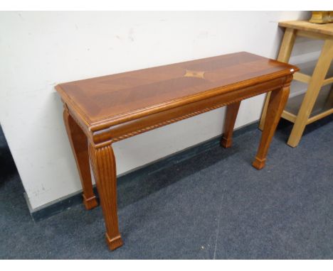 A reproduction Victorian style console table  