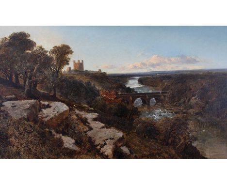Edmund John Niemann (1813-1876)"Richmond, Yorks"Signed and inscribed, oil on canvas, 69.5cm by 117cmIn fully restored conditi