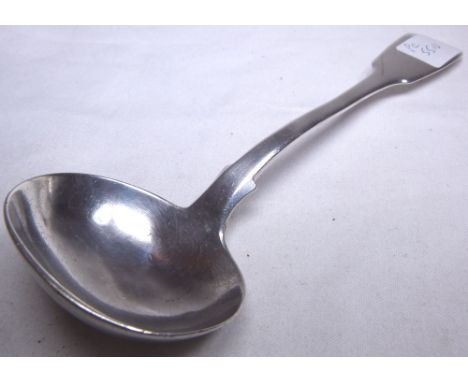 SILVER VICTORIAN SAUCE LADLE. Hallmarked silver Victorian sauce ladle, assay London  L: 18 cm