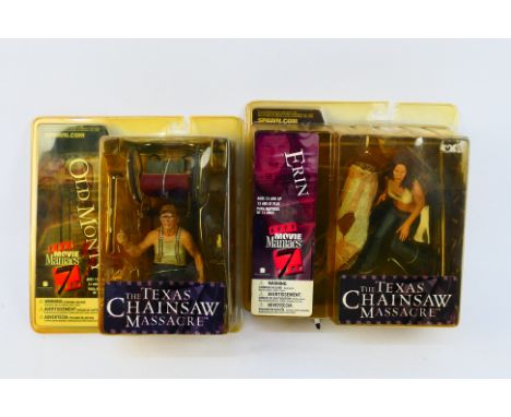 McFarlane Toys - Spawn - Texas Chainsaw Massacre - Two boxed/sealed Texas Chainsaw Massacre figures - Lot includes a #18336 '
