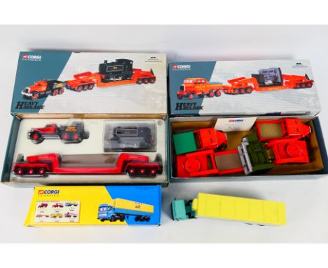 Corgi Classics - Corgi Heavy Haulage - Three boxed diecast commercial vehicles from Corgi. Lot includes Corgi Heavy Haulage #