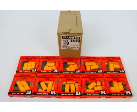 Britains - A Trade Pack of 12 Britains #1742 Hay Bale Packs. The box contains 12 packs, which appear to be in Mint condition 