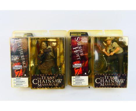 McFarlane Toys - Spawn - The Texas Chainsaw Massacre - Two boxed/sealed Texas Chainsaw Massacre figures - Lot includes a #183