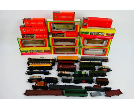 Jouef - Mehano - Other - Over 20 predominately unboxed HO gauge freight rolling stock items. Lot includes a Mehano Refrigerat