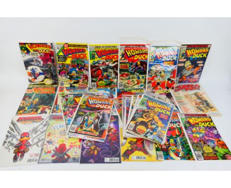 Marvel - Comics - Howard The Duck - 34 x Marvel comics relating to Howard The Duck - Lot includes a 1st January 1976 issue Ho
