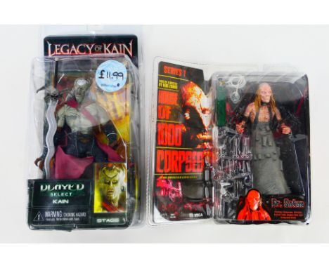 Neca - Two carded collectible and scarce 7" action figures from Neca. lot comprises of Neca 2006 #6 34482 44703 1 Legacy of K