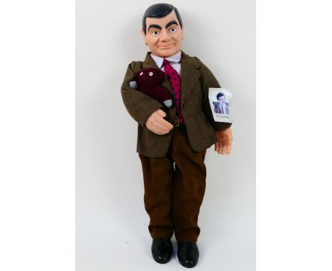 Treasures Inc - Mr.Bean - A large 21" official 'Mr.Bean Doll' with Teddy. The figure appears to be in Excellent condition and
