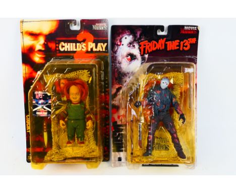 McFarlane Toys - Spawn - Movie Maniacs 1/2 - Two boxed/sealed figures - A boxed #17203 Child's Play 2 'Chucky Doll'. A #17102
