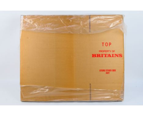 Britains - A group of 21 unused Britains cardboard boxes. The branded packaging boxes measure approximately 64cm (H) x 78 cms