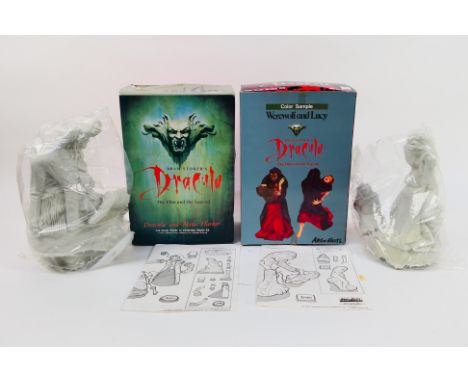 Argo-Nauts - Two boxed 1/8 scale vinyl 'Dracula'  model kits. Lot includes Argo-Nauts Dracula and Mina Harker model kit; toge