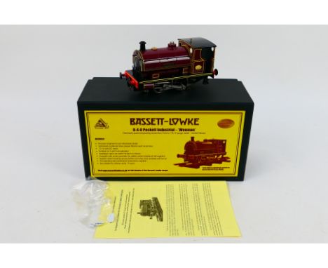 Bassett-Lowke - A limited edition boxed O gauge  0-4-0 Peckett Industrial locomotive named Wenman in maroon livery. # BL99053