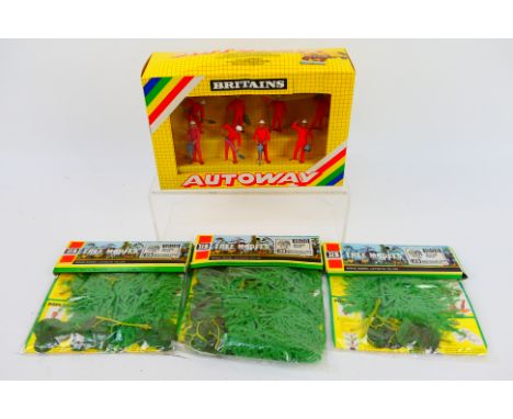 Britains - Three packs of Britains #18808 Willow Trees - appear Mint in Very Good packaging with some scuffing and storage we