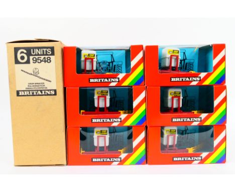 Britains - A Trade Pack of 6 Britains #9548 Crop Sprayer. The box contains 6 boxed models, which appear to be in Mint conditi