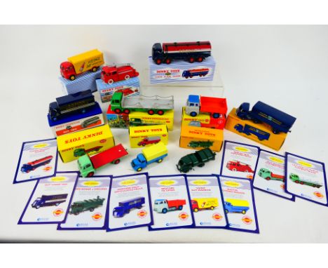 Atlas Editions - 10 boxed Atlas Editions 'Dinky Toy's models. Lot includes #937 Leyland Octopus Flatbed with chains; #432 Guy