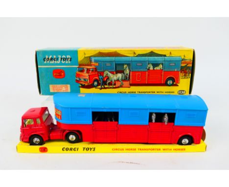Corgi - Chipperfields - A boxed Bedford TK Circus Horse Transporter # 1130. The model appears Near Mint with only a few tiny 