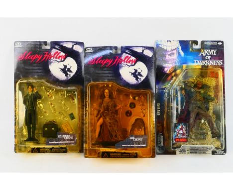 McFarlane Toys - Spawn - Sleepy Hollow  - Three boxed/sealed figures - Lot includes a #17603 Army of Darkness 'Evil Ash' figu