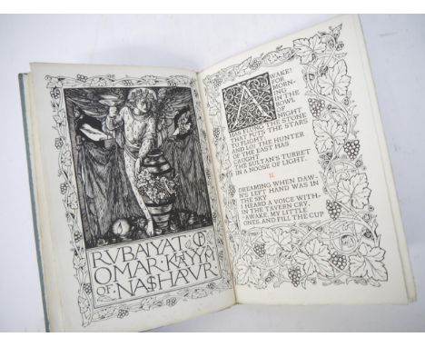 Charles Ricketts (illustrated): 'The Rubaiyat of Omar Khayyam', translated Edward Fitzgerald, London, Printed by the Ballanty