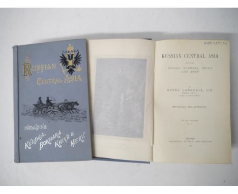 Henry Lansdell: 'Russian Central Asia, including Kuldja, Bokhara, Khiva and Merv', Boston, Houghton Mifflin, 1885, 1st US edi