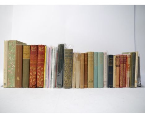 Jane Austen, a collection of 25 hardback titles by or relating to her and 12 softcover books/booklets, including 'Sir Charles