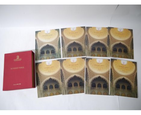Elveden Hall Christie's sale catalogue, 1984, a complete set of 8 Christie's on the premises auction catalogues for the May 1
