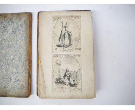 Jacques Callot (French, Nancy 1592–1635 Nancy), 245 etchings from 'Les Images De Tous Les Saincts et Saintes de L'Année' (Ima