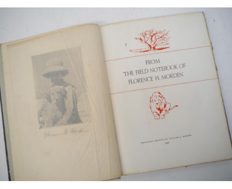 (Hunting Africa &amp; India, Jammu and Kashmir, Ladakh Description &amp; Travel.) Florence H. Morden: 'From the field noteboo