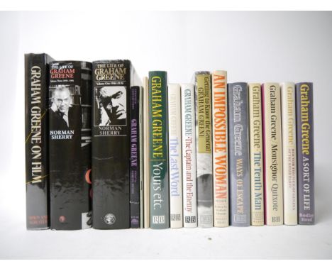 Graham Greene, sixteen titles by or related to him, including 'A Sort of Life', 1971, 'Doctor Fischer of Geneva or The Bomb P