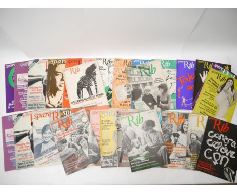 (Feminism, Women's Liberation, Counter Culture) 'Spare Rib', 24 assorted issues 1975-1978, comprising No.'s 29, 31, 34, 35, 3