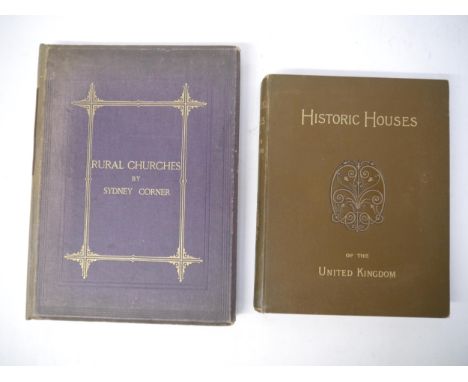 Sydney Corner: 'Rural Churches. Their Histories, Architecture and Antiquities', London, Groombridge &amp; Sons, [1869], 1st e