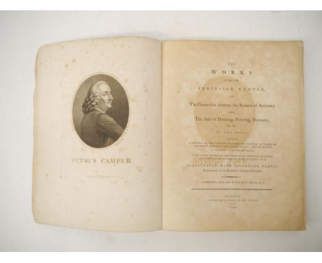 (Anatomy, Physiognomy, Art Technique), Petrus Camper: 'The Works of the Late Professor Camper, in the Connexion between the S
