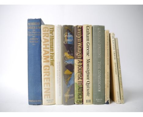 Graham Greene, 7 titles, all UK first editions, original cloth, with dust jackets, unless stated: 'A Burnt-Out Case', 1961; '