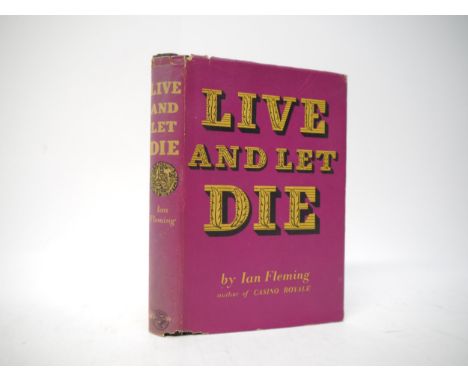 Ian Fleming: 'Live and Let Die', London, Jonathan Cape, 1954, 1st edition, original cloth gilt, dust wrapper by Kenneth Lewis