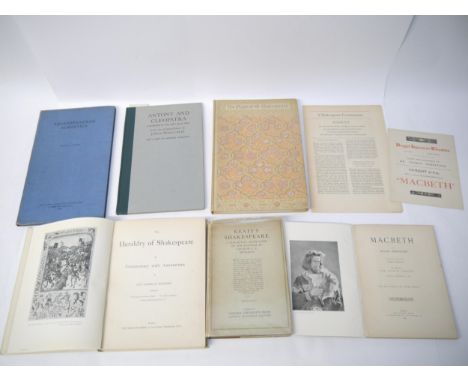 (Shakespeare.) 'The Comedies Histories &amp; Tragedies of William Shakespeare', New York, The Limited Editions Club, 1939, li