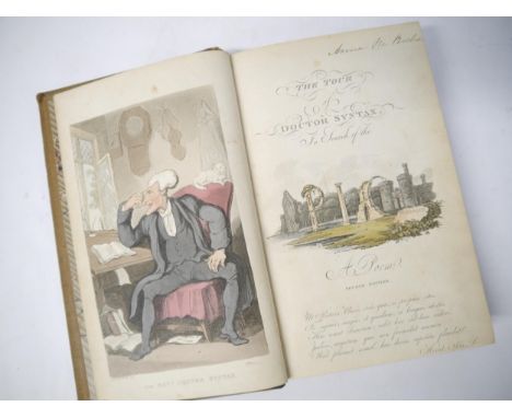 [William Combe]: 'The Tour of Doctor Syntax in Search of the Picturesque. A Poem', London, R. Ackerman, [1812], 2nd edition, 