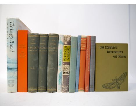 Charles Darwin and related, 13 titles, including Francis Darwin (edited): 'The Life and Letters of Charles Darwin, including 