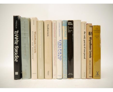 (Wyndham Lewis, Ezra Pound, T.S. Eliot, Modernism.) Thirteen various titles on Wyndham Lewis, Ezra Pound, T.S. Eliot, mainly 