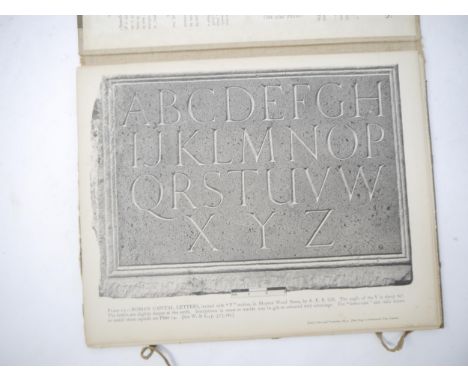 (Eric Gill, Typography, Calligraphy, Printing.) Edward Johnston: 'Manuscript &amp; Inscription Letters for Schools &amp; Clas