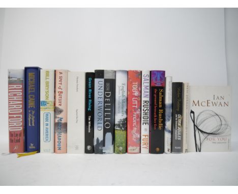 Fifteen modern first editions etc and proofs, mainly signed &amp; inscribed to the publisher Dan Franklin (b.1949), plus a sm