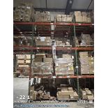 Large lot of various hardware located in racking section KJ. See full description, all counts approx