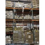 Large lot of various hardware located in racking section HN. See full description, all counts approx