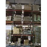 Large lot of various hardware located in racking section KE. See full description, all counts approx