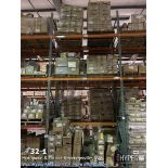 Large lot of various hardware located in racking section JF. See full description, all counts approx