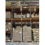 Large lot of various hardware located in racking section JK. See full description, all counts approx