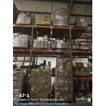 Large lot of various hardware located in racking section HQ. See full description, all counts approx