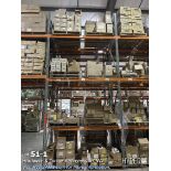Large lot of various hardware located in racking section HJ. See full description, all counts approx