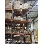 Large lot of various hardware located in racking section GA. See full description, all counts approx