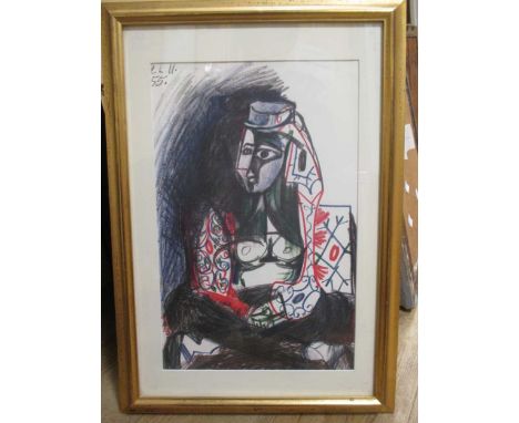 After Picasso, from a publication of the bathers, reproduction lithograph, 1967, after original lithograph of 1961, 19.5 x 28