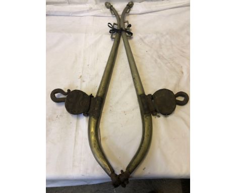  Sale Item:    2 DOUBLE CASED SOLID NICKEL HORSE HAMES  Vat Status:   No Vat   Buyers Premium:  This lot is subject to a Buye