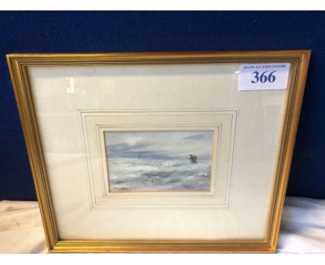  Sale Item:    SMALL W C PAINTING SNOWY DUNES DAVID WEST  Vat Status:   No Vat   Buyers Premium:  This lot is subject to a Bu