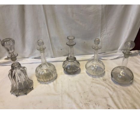  Sale Item:    BOX- 5 DECANTERS (AF)   Vat Status:   No Vat   Buyers Premium:  This lot is subject to a Buyers Premium of 15%